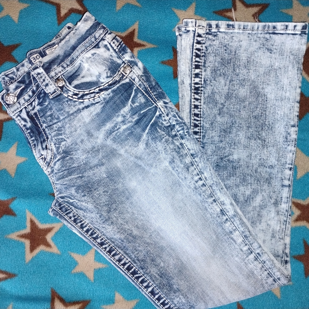 Miss Me Acid Wash Jeans